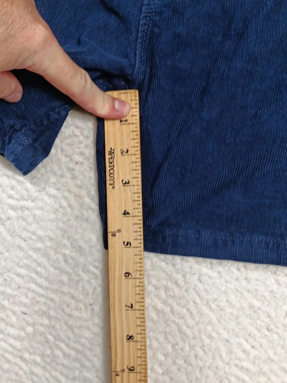 Birdwell Beach Britches Shorts Mens 36 Blue Classic Corduroy 5